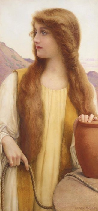 Rachel at the Well. Henry Ryland
