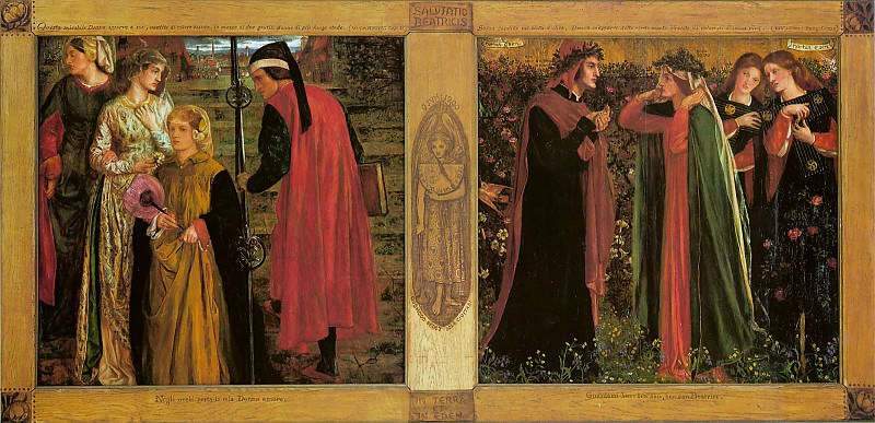 The Salutation of Beatrice. Dante Gabriel Rossetti