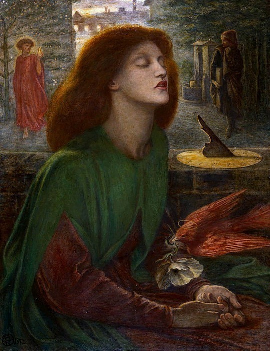Beata Beatrix. Dante Gabriel Rossetti