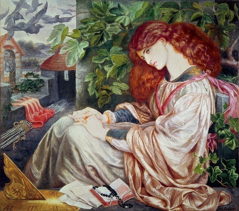 La Pia de Tolomei. Dante Gabriel Rossetti