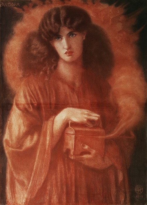 Pandora. Dante Gabriel Rossetti