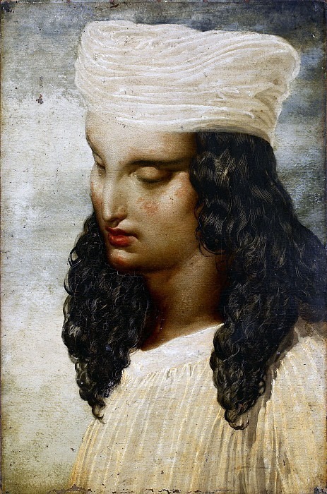 A Persian Youth. Dante Gabriel Rossetti (Attributed)