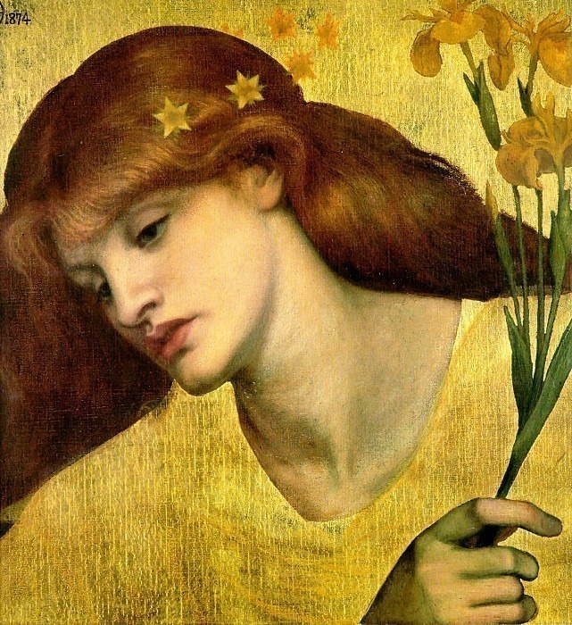 Sancta Lilias. Dante Gabriel Rossetti