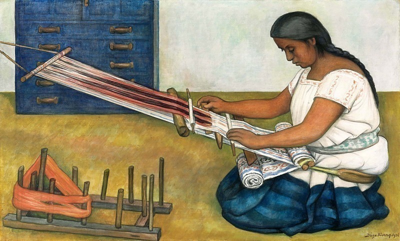 The Weaver. Diego Rivera