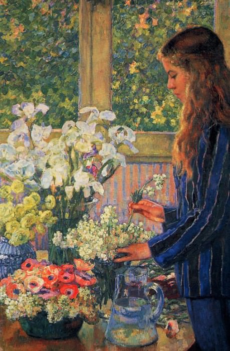 Theo Van Rysselberghe - Garden Flowers, De. Тео Ван Рыссельбург
