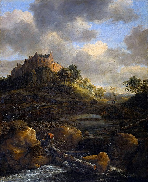 Ruisdael van Jacob Castle Bentheim Sun. Якоб ван Рёйсдал