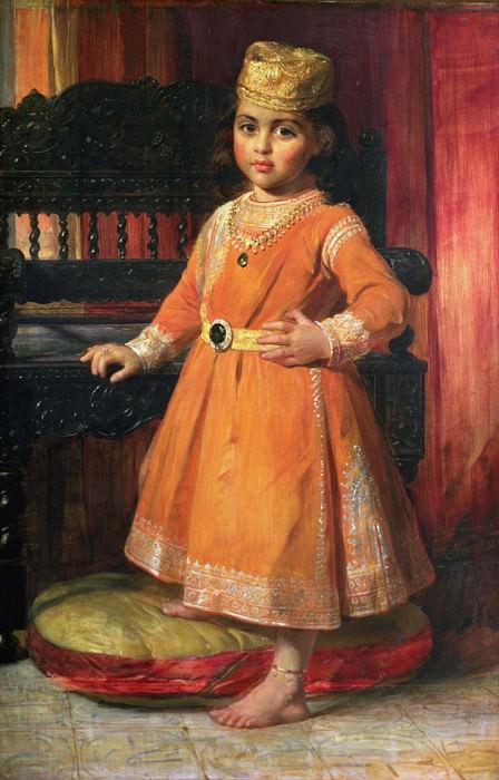 Portrait of Prince Albert, Eldest Son of The Maharaja Duleep Singh. George Richmond