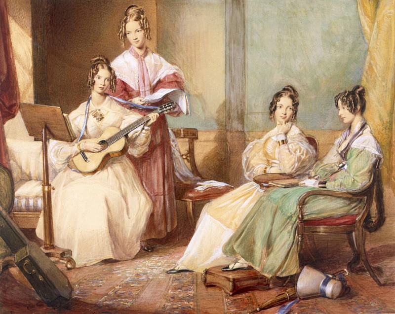 The Four Daughters of Archbishop Sumner. George Richmond