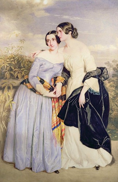 Mrs Partridge and her sister Miss Croker. George Richmond