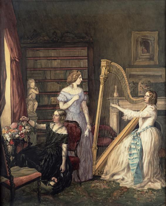In the Drawing Room. George Richmond