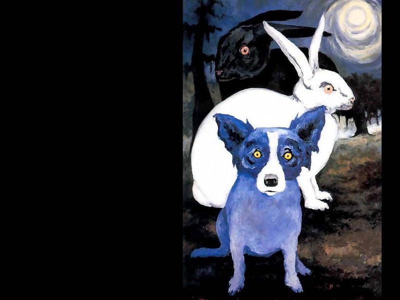 blue dog csg014. George Rodrique