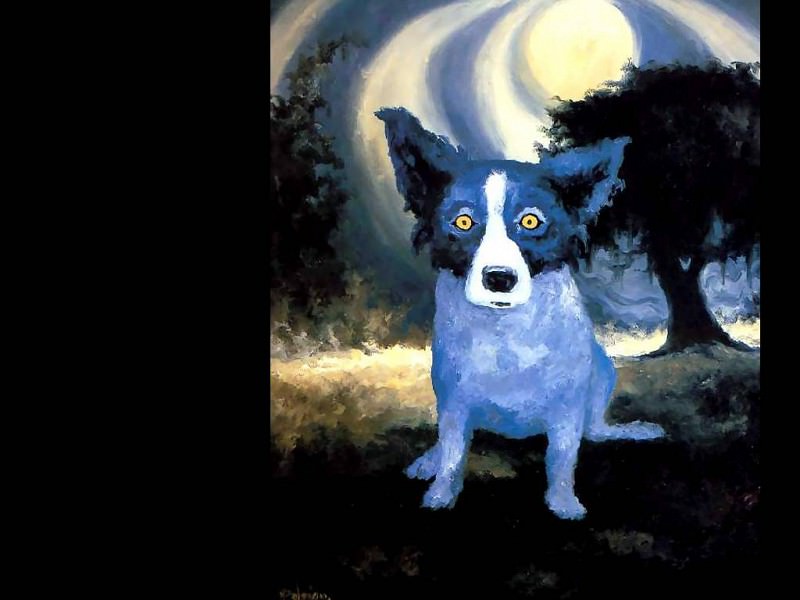 blue dog csg006. George Rodrique