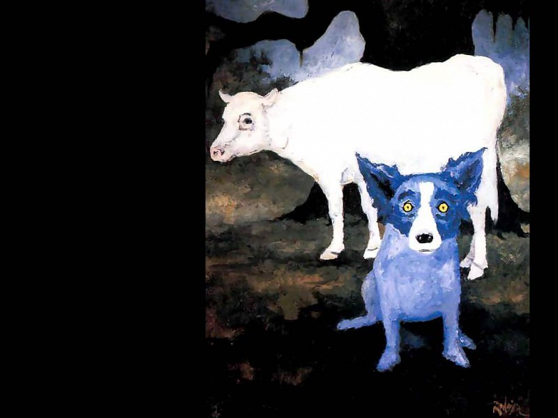 blue dog csg012. George Rodrique