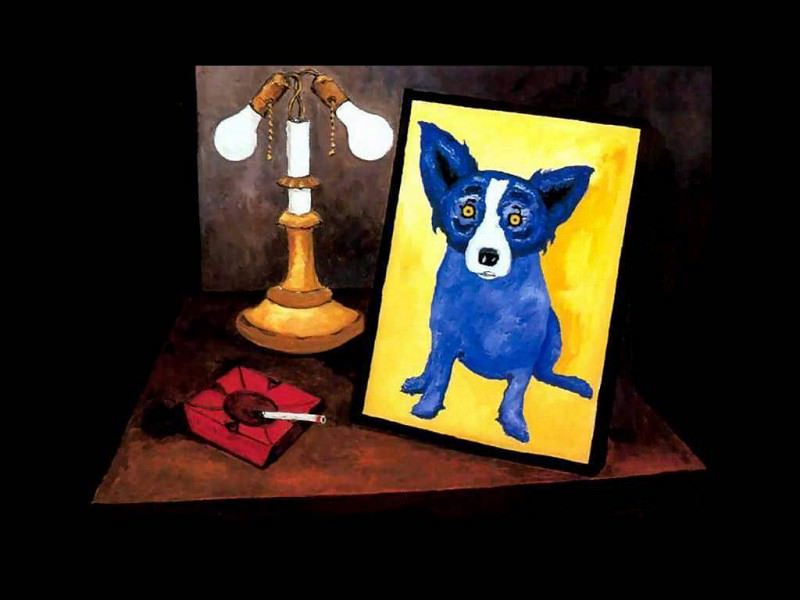 blue dog csg008. Джордж Родрик