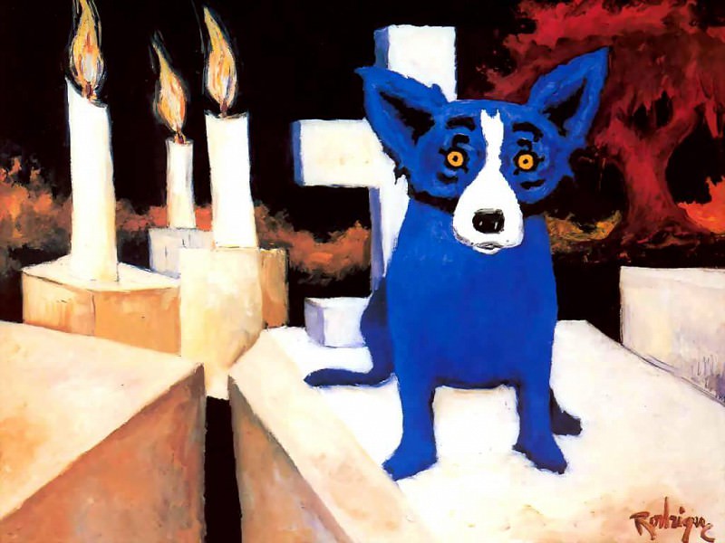 blue dog csg004. Джордж Родрик