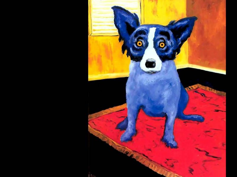 blue dog csg001. George Rodrique