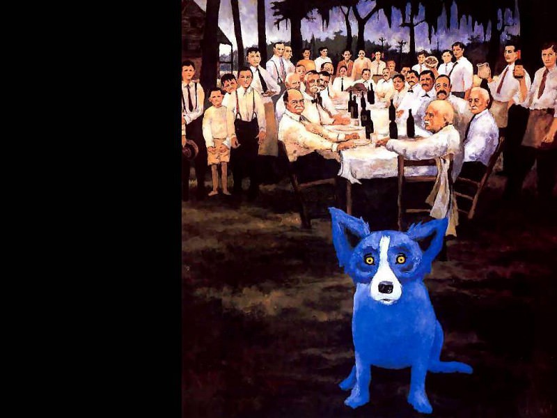 blue dog csg023. Джордж Родрик
