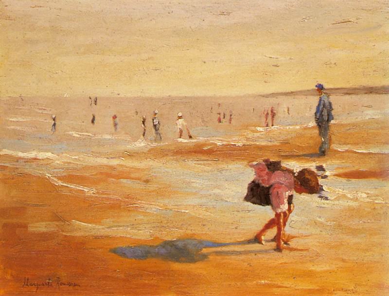Rousseau Marguerite On The Beach. Marguerite Rousseau