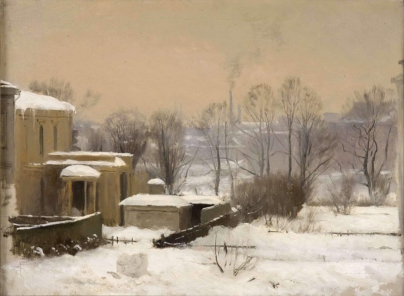 Urban Snow. Study. Gustaf Rydberg