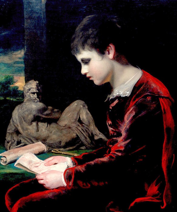 Boy with a Drawing in His Hand, Joshua Reynolds