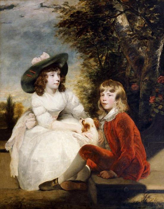 The children of John Julius Angerstein. Joshua Reynolds