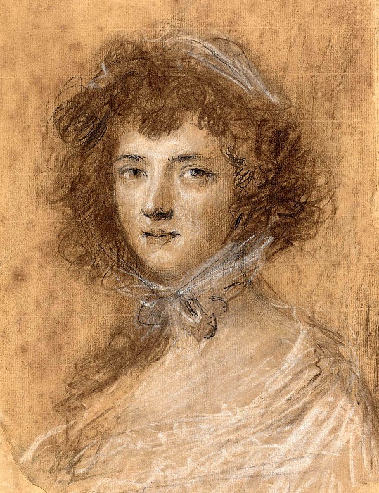 Head and Bust of a Woman, Joshua Reynolds