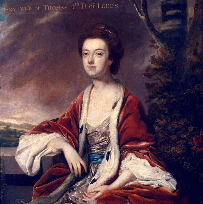 Mary - Wife Of Thomas - The 4th Duke Of Leeds. Joshua Reynolds