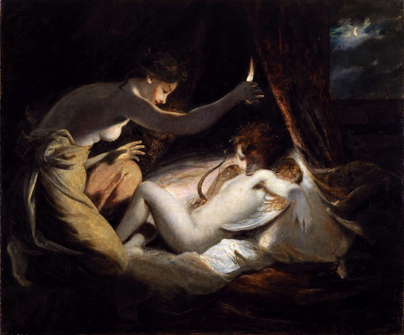Cupid and Psyche. Joshua Reynolds