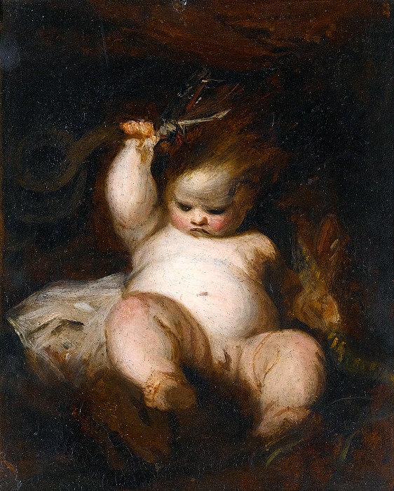 The Infant Hercules. Joshua Reynolds