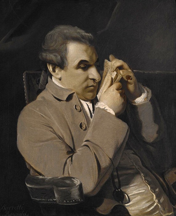 Portrait of Joseph Baretti, copy. Joshua Reynolds