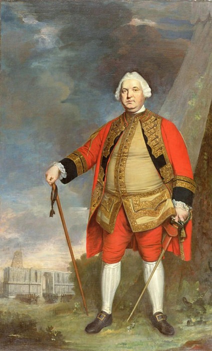 Генерал Стрингер Лоуренс (1697–1775). Джошуа Рейнольдс