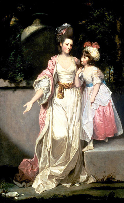 Portrait of Mrs. Jelf Powis and her Daughter, Joshua Reynolds