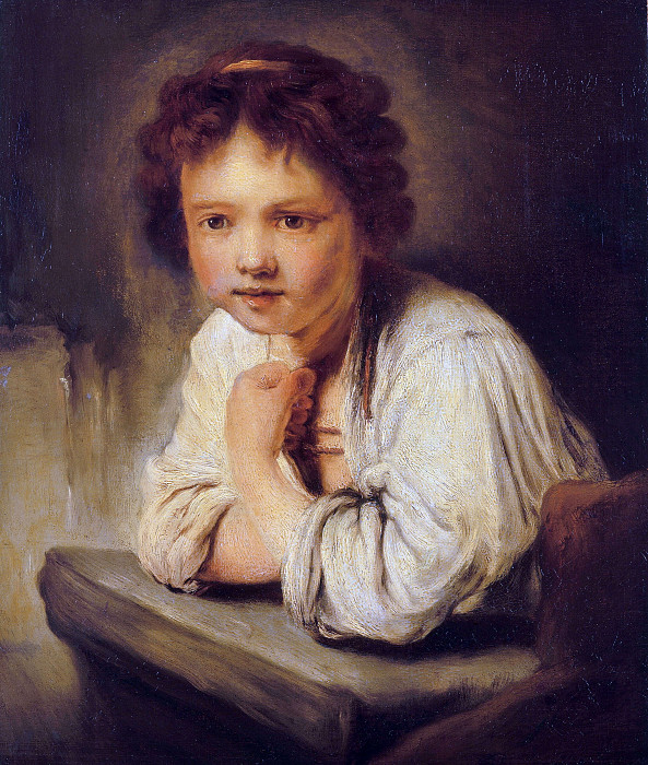 Little Girl at the Window. Joshua Reynolds