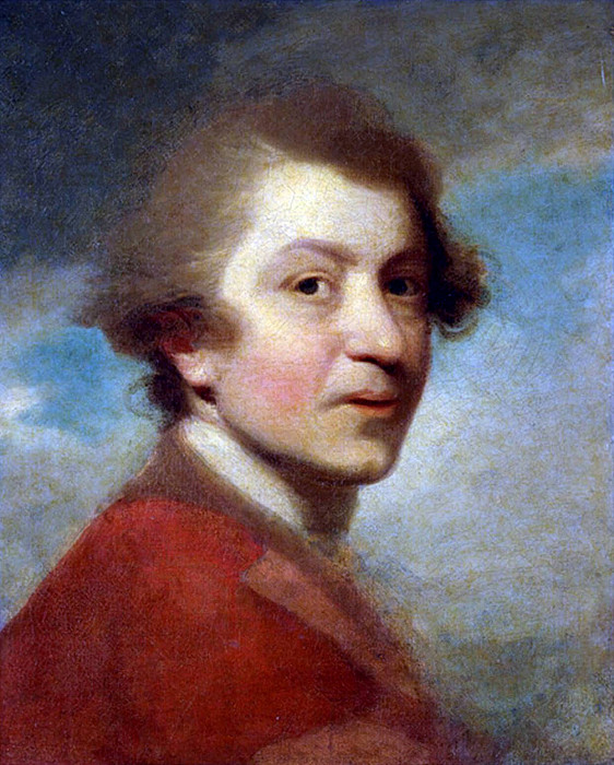 Portrait of the Artist, Head and Shoulders, in a Red Gown of a Doctor of Laws and White Stock, Joshua Reynolds