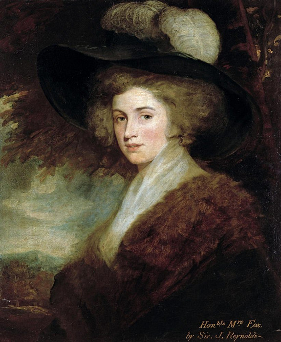 Portrait of Mrs. Charles James Fox. Joshua Reynolds
