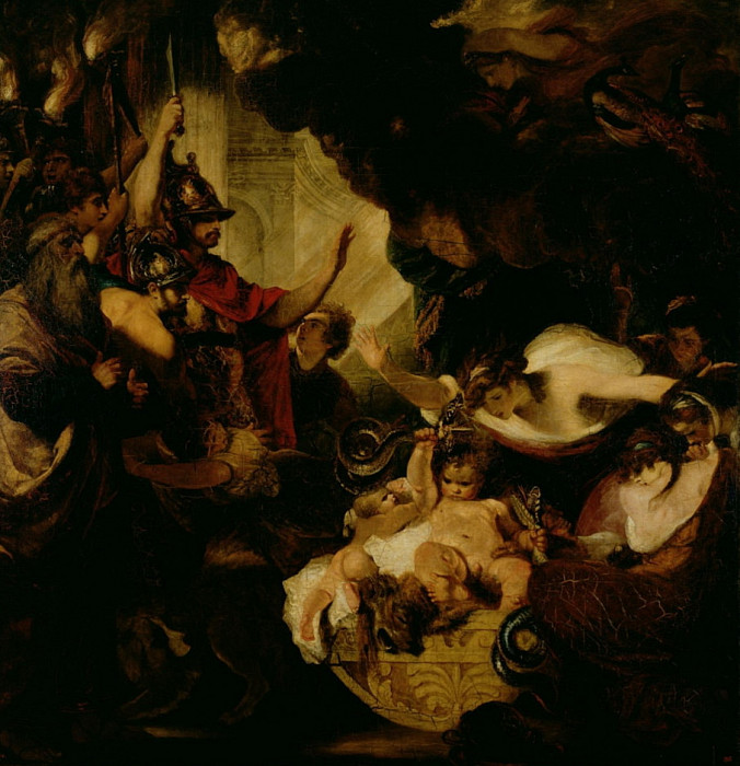 The Infant Hercules Strangling the Serpents, Joshua Reynolds
