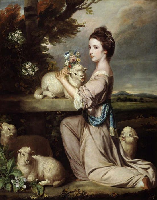 Lady Mary Leslie. Joshua Reynolds