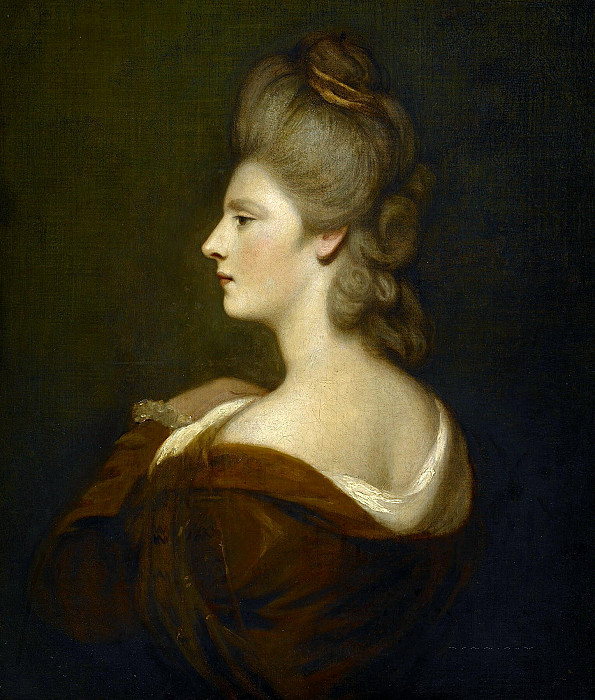 Портрет женщины, предположительно миссис Джеймс Фокс. Джошуа Рейнольдс (Круг)