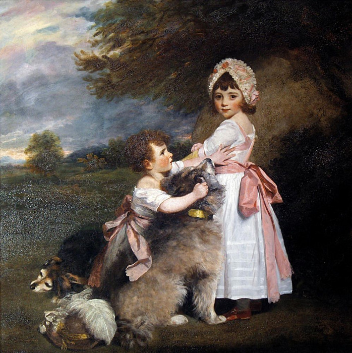 The Marquis of Granby and Lady Elizabeth Manners, as Children, Joshua Reynolds