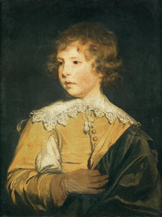 The Hon. George Seymour Conway in Van Dyck costume. Joshua Reynolds