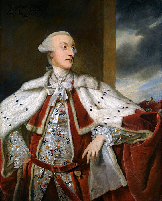 Портрет Томаса Брюса Бруденелла - Брюса, впоследствии 1-го графа Эйлсбери. Джошуа Рейнольдс