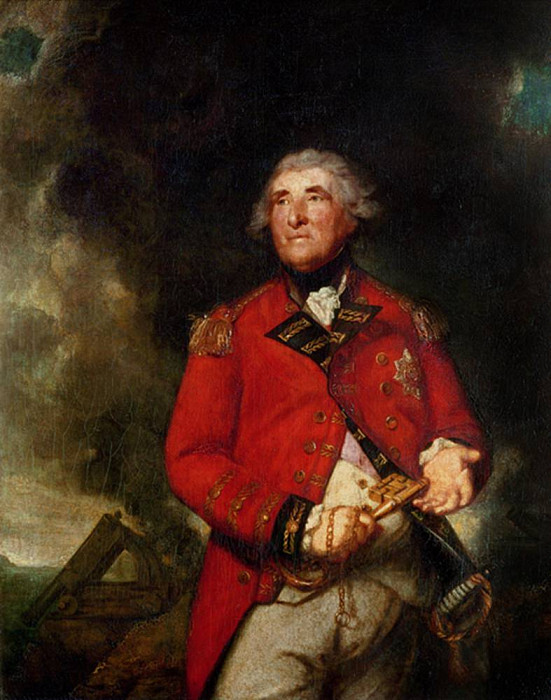 Лорд Хитфилд (1717–1790 гг.) Губернатор Гибралтара во время осады 1779–1783 гг.. Джошуа Рейнольдс
