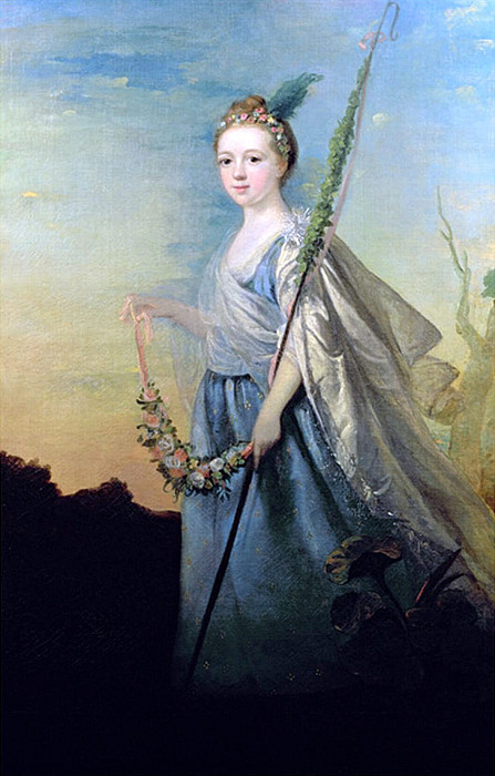 Portrait of Miss Amelia Watts, Joshua Reynolds