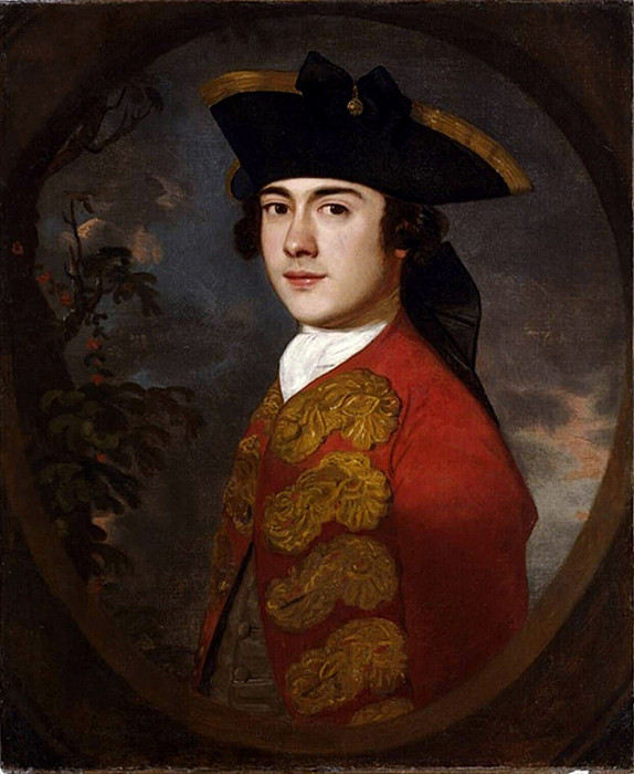 Portrait of a Gentleman in a Red Jacket. Joshua Reynolds