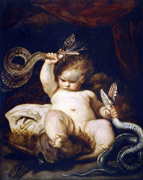 The Infant Hercules. Joshua Reynolds