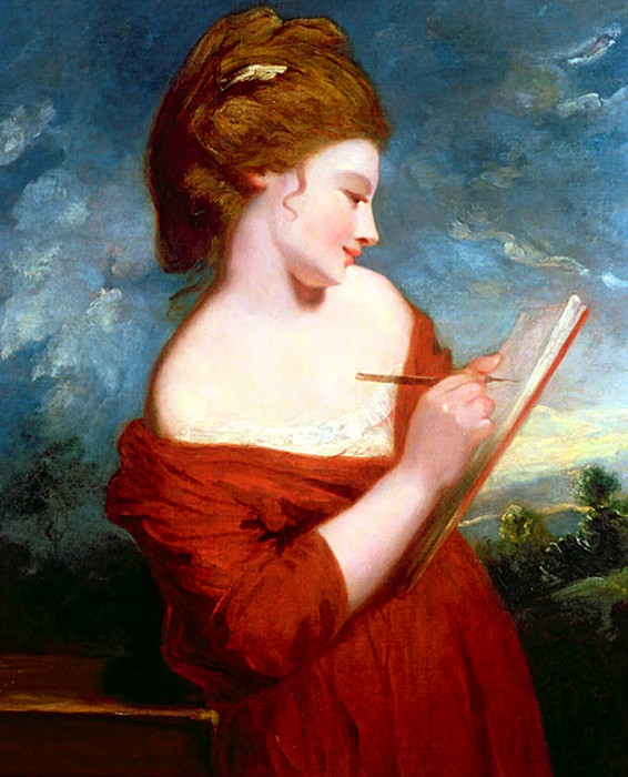 Portrait of Elizabeth Johnson. Joshua Reynolds