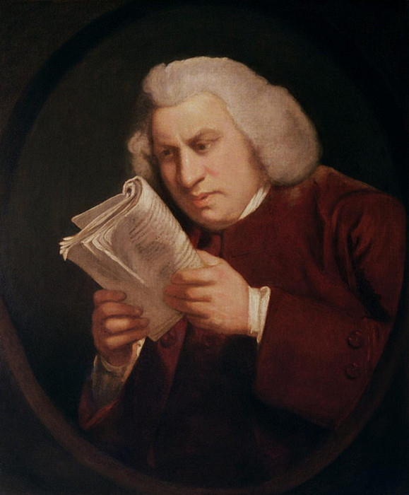 Dr. Samuel Johnson (1709-1784). Joshua Reynolds