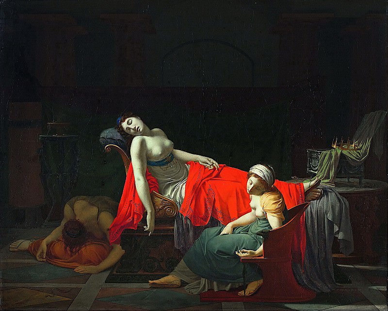 Death of Cleopatra. Jean-Baptiste Regnault