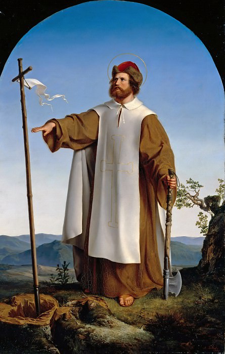 Saint Boniface. Alfred Rethel