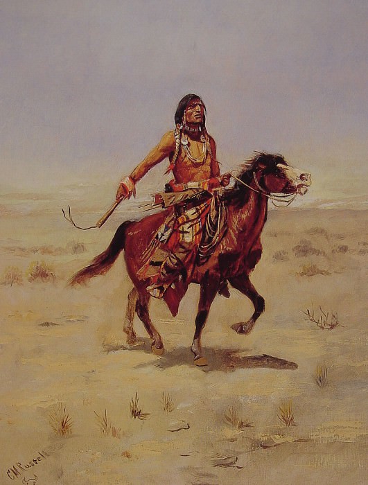 Indian Rider. Charles Marion Russell